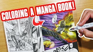 YOUTUBE ARTIST COLORS A MANGA  ONE PUNCH MAN [upl. by Annavaig425]