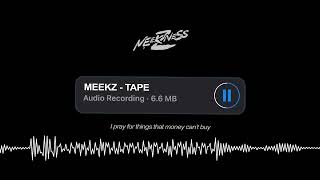 Meekz  Tape Lyric Visualizer [upl. by Aileon]