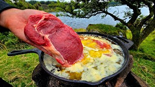 Delicious STEAK Cooked in BUTTER Youve NEVER Seen This Before  ASMR Relaxing Cooking [upl. by Thier98]