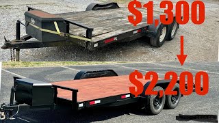 Car Hauler Refurbishment and Flip Extra Cash [upl. by Inan]