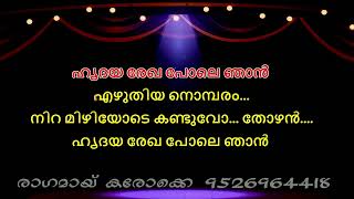 Rajahamsame Karaoke with lyrics malayalam Chamayam Raaja hamsame Malayalam Karaoke lyrics Chamayam [upl. by Teilo673]