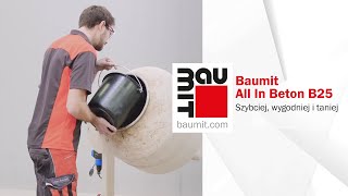 Baumit ALL IN Beton B25 – jedyny taki beton w Europie  Baumit Polska [upl. by Ahsil]