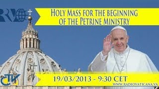 Inaugural Mass of the Pontificate [upl. by Ika262]