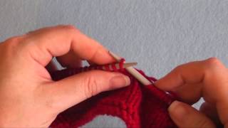 How To Knit 1 Through Back Loop k1tbl [upl. by Lorusso]