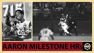 Hammerin Hank Aarons milestone home runs Footage like youve never seen before [upl. by Anahc]