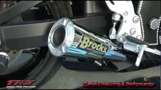 BROCKS PERFORMANCE GEN II HAYABUSA SHORT MEGAPHONE EXHAUST amp POWER COMMANDER V INSTALLATION [upl. by Cutlip]