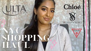 NYC Shopping Haul  Woodbury Common Outlet  Ulta Guess Coach Chloe Guess Gap Michael Kors [upl. by Mcmillan]