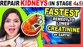 FASTEST CREATININE Lowering Remedy on Earth 4 Weeks to Improve Kidney Function [upl. by Tabina]