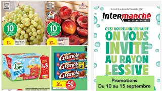 🤓 INTERMARCHÉ LES PROMOTIONS ET LES BOMS PLANS DE CETTE SEMAINE DU 10 AU 15 SEPTEMBRE 2024 [upl. by Ahsienyt]