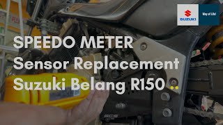 Speedometer Sensor Replacement  Suzuki Belang R150 [upl. by Carl]