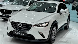 New Mazda CX3  2024   5 Seater SUV  White Color  Interior and Exterior [upl. by Toll]