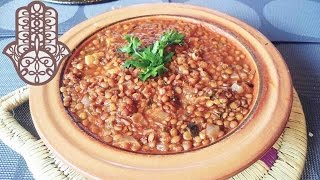 Lentilles à la Marocaine [upl. by Llerot]