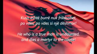 Albanian National Anthem  quotHymni I Flamuritquot SQEN [upl. by Dianuj]