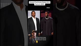 When Denzel CONFRONTED Diddy At An AllNight Party denzelwashington pdiddy [upl. by Iover]