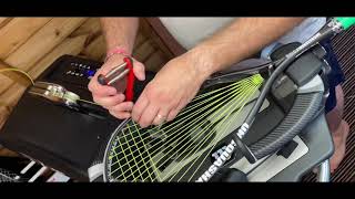 Unsquashable SynTec Pro Squash Stringing  New Method [upl. by Garrott]