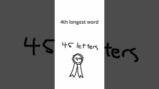 This is The LONGEST Word in English shorts [upl. by Ylrebmic]