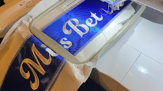 DIY Making Pageant Sash  PE800 [upl. by Arvin]