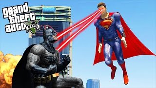 GTA 5 Mods  SUPERMAN VS BATMAN GTA 5 Mods Gameplay [upl. by Shimkus]