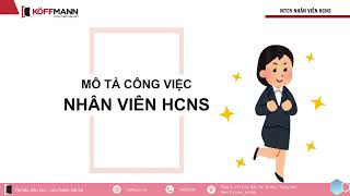 Mô tả công việc NHÂN VIÊN HÀNH CHÍNH NHÂN SỰ [upl. by Ahsikan813]