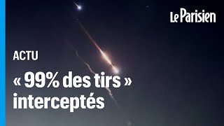 « Lattaque iranienne a été déjouée »  Israël sous le feu de lIran pendant la nuit [upl. by Zelten]