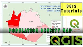 Population Density Map in QGIS [upl. by Wahs572]