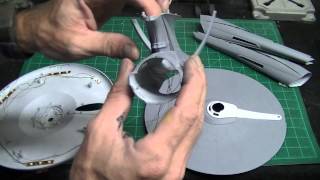 Revell 1500 Scale STAR TREK Into Darkness USS Enterprise Buildup PT 1 [upl. by Sinegold]