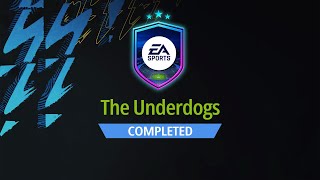 THE UNDERDOGS SBC  CHEAPEST SOLUTION  NO LOYALTY  FIFA 22 ULTIMATE TEAM [upl. by Alleuqahs]