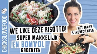 VEGETARISCHE RISOTTO MET PAPRIKA EN BOONTJES  CHICKSLOVEFOOD [upl. by Esilana]