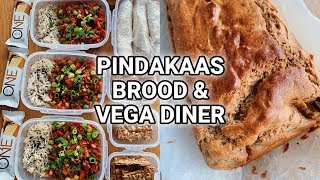 Meal Prep With Me Pindakaas Brood  Vega Gehakt amp Frisse Kip Wraps [upl. by Eiahpets]