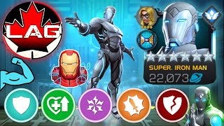 NEW BUFFED SUPERIOR IRONMAN IS AWESOME 6Star Rank 5 Gameplay Abilities Breakdown Guide  MCOC [upl. by Va]