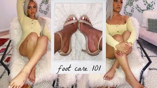 How To NOT Have Crusty FEET Foot care 101 Must SEE for Summer [upl. by Gravante]