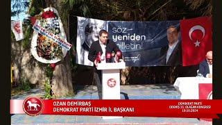 Demokrat Parti İzmir İl Başkanı Ozan Demirbaş Ödemiş İlçe Kongresinde konuştu [upl. by Iramat]