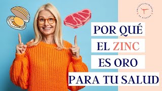 ¿Para qué sirve el ZINC 8 Beneficios  35 Alimentos ricos en zinc [upl. by Lauder420]