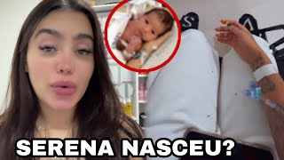 nasceu SERENA filha da MC Mirella e Dynho Alves a menina chegará ao mundo em até 15 dias [upl. by Aibat]