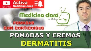 Pomadas con corticoides cremas para dermatitis Usos y problemas [upl. by Ahen]