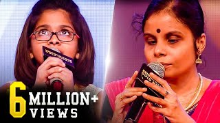 Vaikom Vijayalakshmi amp Utharas 2 mesmerizing live performances [upl. by Killoran]