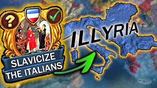 This Mission Turns ITALIANS Into SLAVS In EU4 Ante Bellum [upl. by Einavoj219]