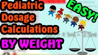 Pediatric Medication Calculations  4 Step Method Made EASY [upl. by Yedsnil108]