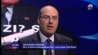 Lopinione dello storico Giovanni Orsina sulle dichiarazioni di Berlusconi su Renzi [upl. by Giffer]