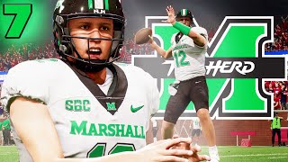 Regular Season Finale vs SBC Leading Passer  Marshall Ep 10  College Football 25 [upl. by Lielos]