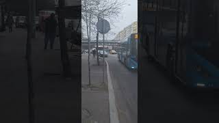 Autobuzele otokar c12 6521 și mbc 4875 linia 282 sosind în stația domana ghica sens șos Fundeni [upl. by Eulalee]