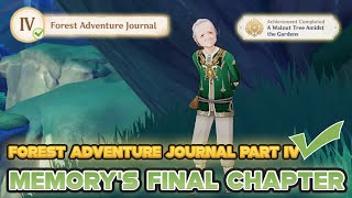 Memorys Final Chapter Aranyaka Forest Adventure Journal Part IV Check ✅  Genshin Impact Sumeru [upl. by Trevah]