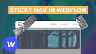 Webflow Sticky Navbar Footer  Position Sticky Not Working in Webflow [upl. by Bunny]