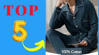 TOP5 Best Pajamas for Men To Buy In 2021 [upl. by Dinny]