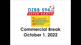 TKO Talakayan Komentaryo at Opinyon Commercial Break October 1 2022 [upl. by Rambort]