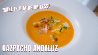 Authentic Spanish Gazpacho Recipe  How to Make Cold Tomato Soup  Chef James [upl. by Dinerman989]