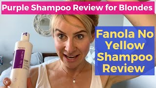 Fanola No Yellow Shampoo – Purple Shampoo Review with Before and After Pics [upl. by Phelia10]