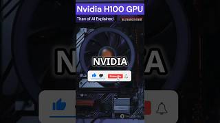 Nvidia H100 GPU Explained in 60 Seconds  CUDA  Tensor  HPC  HBM3 new ai technology shorts [upl. by Aretta]