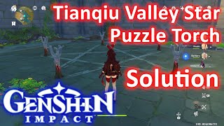 Tianqiu Valley Star Puzzle Torch Genshin Impact [upl. by Susy]