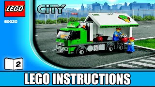 LEGO Instructions  City  60020  Cargo Truck Book 2 [upl. by Pillihp]